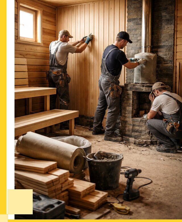 Ремонт бань под ключ в Сургуте от 45999 р. | ЭриданСрг