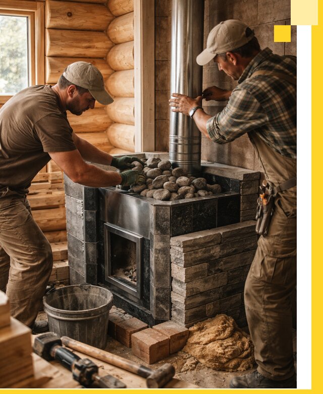 Строительство и отделка русских бань под ключ в Сургуте