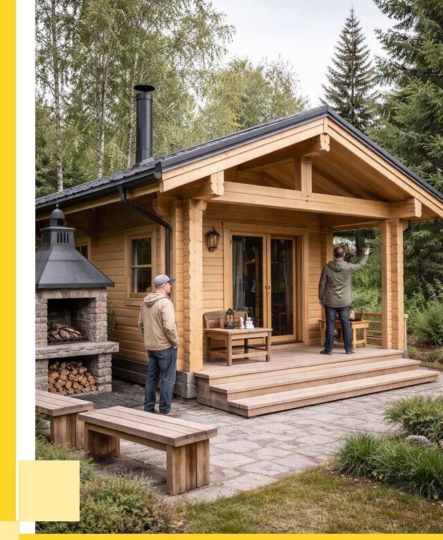 Деревянные бани под ключ в Сургуте от 459990 р. | ЭриданСрг