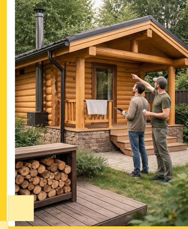 Бани для дачи под ключ в Сургуте от 255550 р. | ЭриданСрг