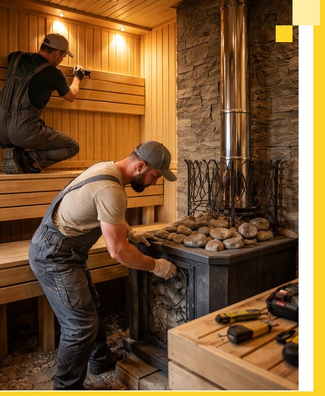 Комплексный дизайн бань, саун и зон отдыха в Сургуте