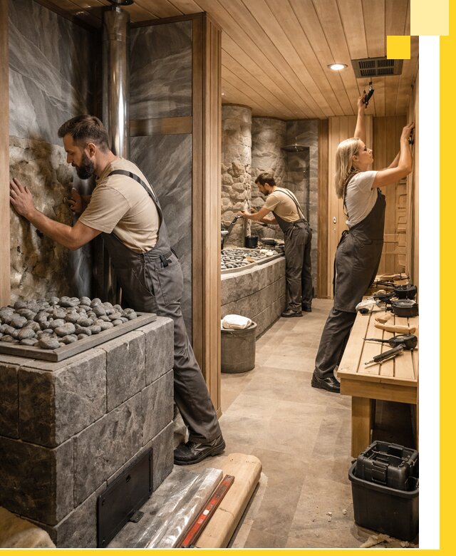 Строительство бань и SPA процедур в Сургуте под ключ и отделкой