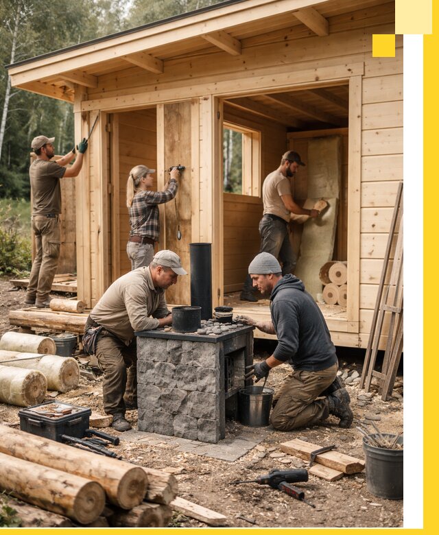 Купить баню под ключ в Сургуте строительство монтаж отделка