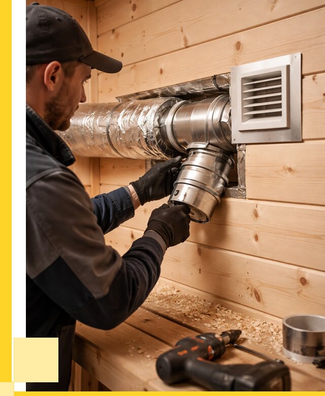 Монтаж вентиляции бани в Сургуте от 12266 р. | ЭриданСрг