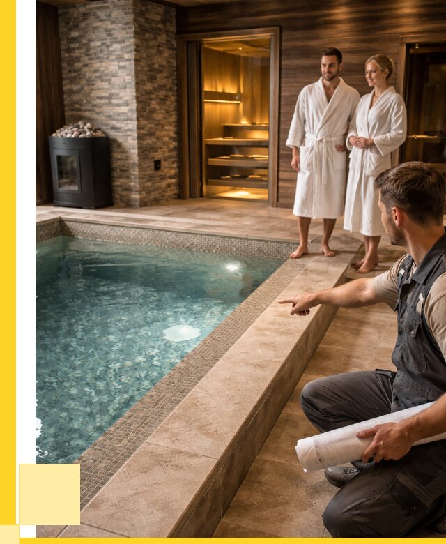 Проект бани с бассейном под ключ в Сургуте от 66443 р. | ЭриданСрг