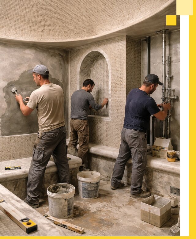 Профессиональный монтаж хамамов под ключ в Сургуте с гарантией