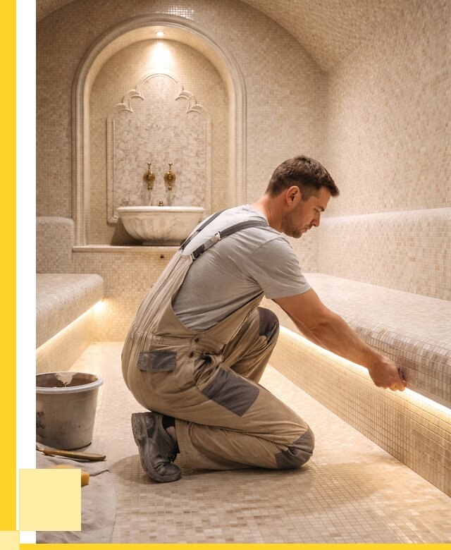 Отделка хамамов под ключ в Сургуте от 5622 р. | ЭриданСрг