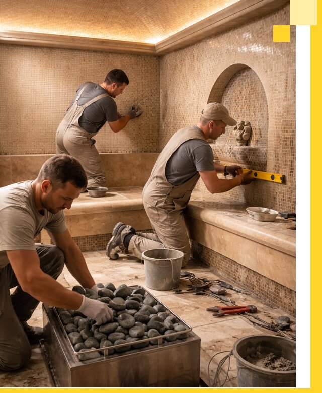 Проектирование и строительство хамама и сауны в Сургуте