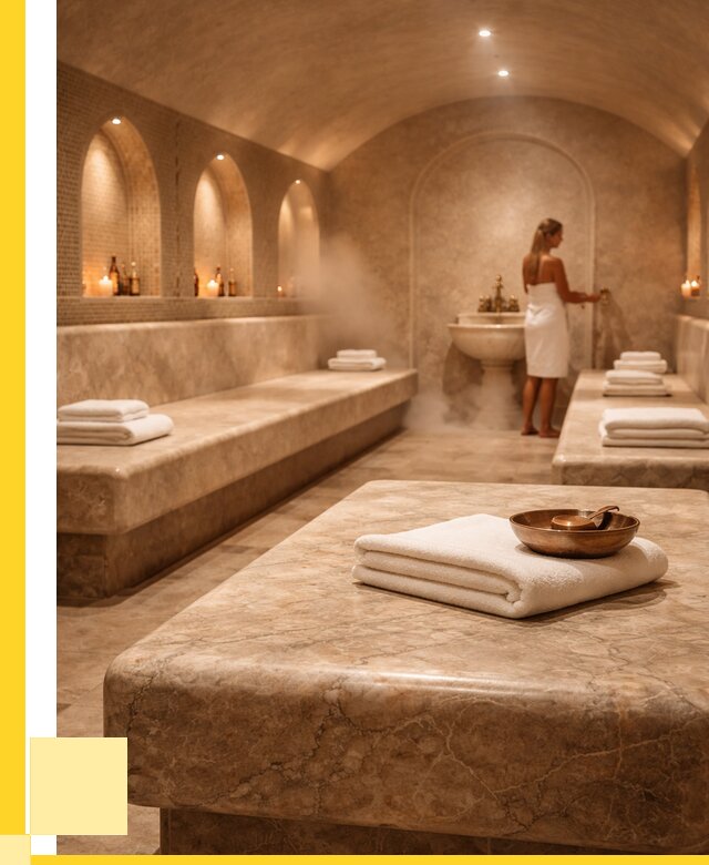 Лежаки для хамама в Сургуте под ключ от 35777 р. | ЭриданСрг