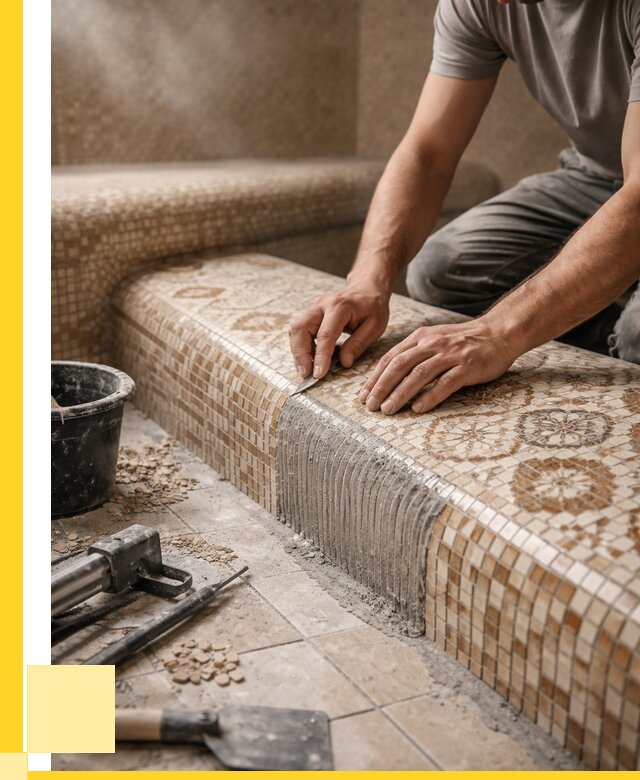 Плитка для хамама под ключ в Сургуте от 3578 р. | ЭриданСрг